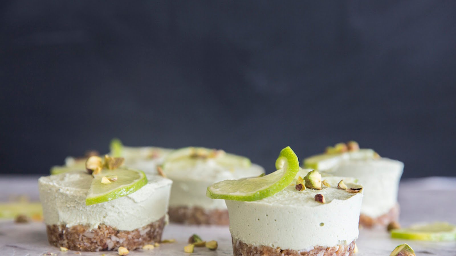 Mini Coconut & Lime ‘Cheesecakes’