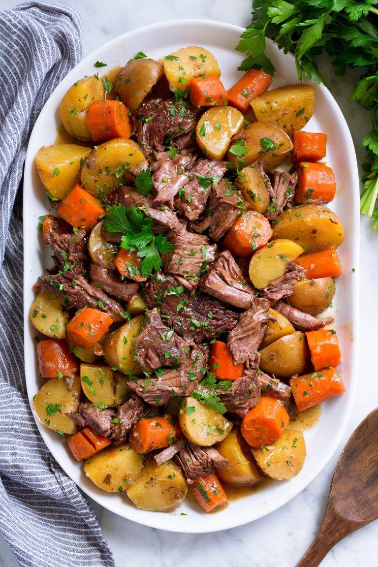 Easy Slow Cooker Pot Roast Recipe