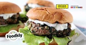 How to make burger feta