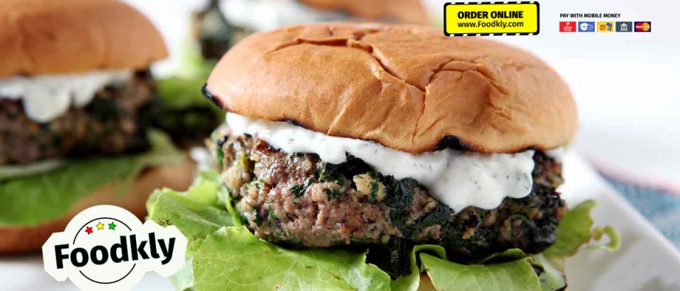 How to make burger feta