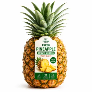 Buy Fresh Pineapple (Smooth Cayenne) in Ghana – Sweet, Juicy & Farm Fresh